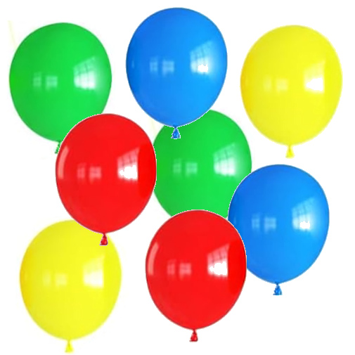 12 inch Balloons - Circus Selection (Packet of 8)